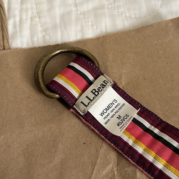 LL Bean Needlepoint Belt - Picture 3 of 7